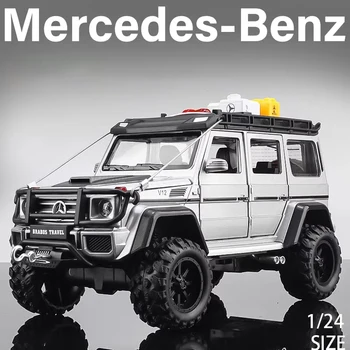 1:24 Benz G550 Aventura 4X42 Com Ferramentas de Liga de um Modelo de Carro de Brinquedo Diecasts Carcaça de Som e de Luz do Carro de Brinquedos Para Crianças de Veículos