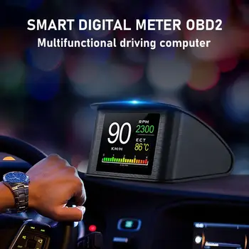 OBD2 do Carro Head Up Display Universal Auto Acessórios Eletrônicos excesso de velocidade Alarme Digital do Velocímetro de Automóvel de forma Segura Carro HUD Carro