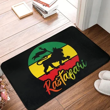 Tapete De Casa De Banho Rastafari Rastafari Leão De Judá Capacho De Flanela Tapete Ao Ar Livre Tapete Decoração Home
