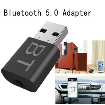 Quente 3.5 mm Jack sem Fio AUX do Auto de Música Bluetooth Receptor Bluetooth 5.0 Adaptador Receptor de Áudio Estéreo Adaptador Receptor