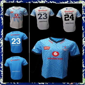 2024 AZUL TOUROS Casa de Rugby camisa Camisa 2023/24 AZUL TOUROS de DISTÂNCIA de FORMAÇÃO de RUGBY JERSEY tamanho S--5XL