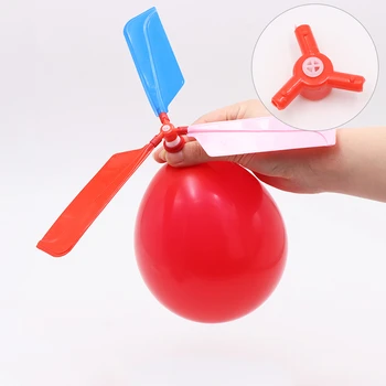 1Pc Helicóptero Balões de Brinquedos para as Crianças de Presentes de Aniversário para festas de Látex Aeronaves de Balão ao ar livre Jogando Voador de Brinquedo