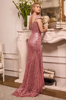 Bowith Noite Elegante Vestido de Dama de honra Ocasião Formal a Festa de Casamento de Longo Mangas de Vestidos de Baile de Luxo para Mulheres 2023