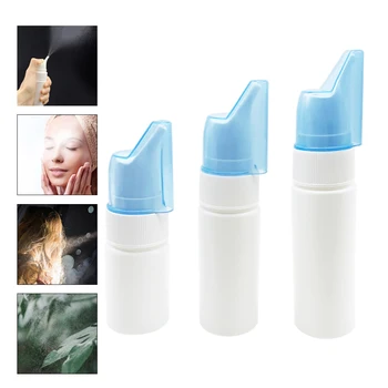 Mini Rinite Spray Nasal Garrafa Reutilizável Nariz Lavagem Neti Pot Névoa Bomba de Líquido da Garrafa Vazia o Armazenamento de Recipientes de 70 ML 50ML 30ML