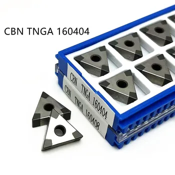2PCS TNGA160404 Sólido CBN inserir TNGA160408 torneamento Externo ferramenta de lâmina de PCBN de Metal Duro Material de Processamento de Aço ferramenta de Mandrilar