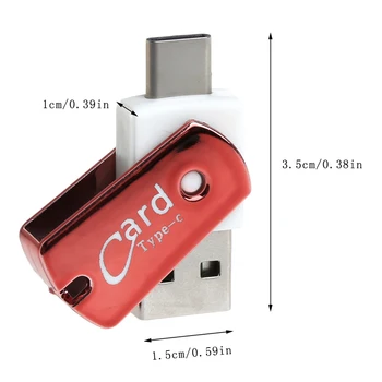 USB Compacto Dados CableUSB 3.1 Tipo C Portas para o Leitor de Cartão