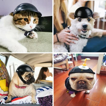 ABS, animal de Estimação de Moto Proteger Chapéu Impermeável de Capacetes Livrar Cap Cachorro Suprimentos Gato de Estimação Headware HatPet produtos de protecção/Quente