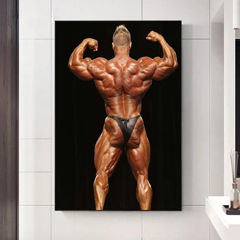 Ronnie Coleman GINÁSIO de Esporte Estrelas Muscular Homem Tela a Óleo Pintura a impressão de Cartaz Arte de Parede Fotos de Sala de estar Decoração Home