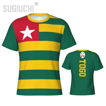 Apertado Desporto T-shirt Togo Bandeira do Togo 3D Para Homens Mulheres Tees jersey Roupas de Futebol Fãs de Futebol de Presente Patriótica T-shirt