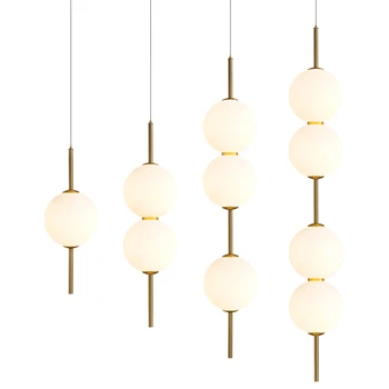 Nordic Simples lâmpada do Quarto, Luzes Pingente de Uva brilho Bola de Vidro Hanglamp para a Sala de casa DIODO emissor de luz de Sala de Jantar de Iluminação