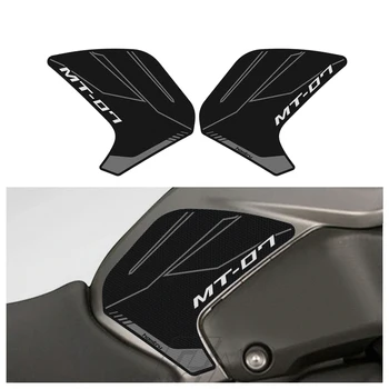 Para a Yamaha MT-07 MT07 2018-2020 Adesivo Motocicleta Accessorie Lado do Tanque de Almofada de Proteção de Joelho Aperto de Tapetes