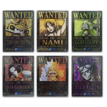 Anime One Piece Fantasma do Herói Monkey D Luffy Boa Hancock Nami Nico Robin areia movediça Cartões Nova Coleção Menino de Presentes de Aniversário