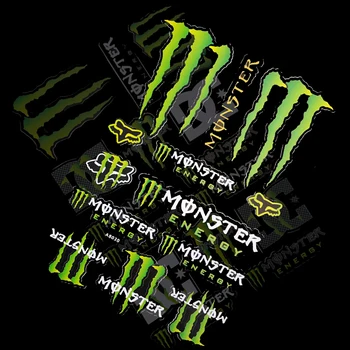 Vinil Monster Energy Adesivos Logotipo Tanque da motocicleta Decalque Kit