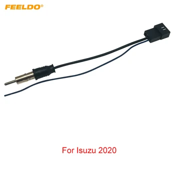 FEELDO 20Pcs Rádio de Carro Adaptador de Antena Com Fio de Alimentação Cabo Para Isuzu 2020 Unidade de Cabeça Estéreo