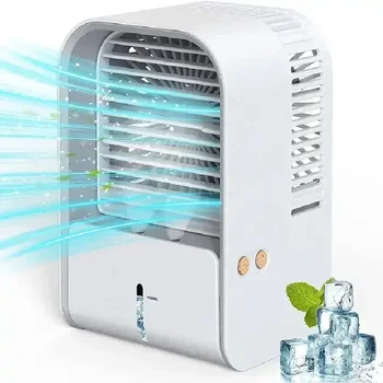 Refrigerador de ar Ventilador USB área de Trabalho de Pulverização Umidificadores de Casa Para a Sala de Umidificador de Ar Portátil umidificador Difusor de Aroma Recarregável