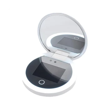 Smart UV Protetor solar Teste de Câmera Espelho de Maquilhagem com LED Portátil Recarregável da Beleza do Espelho Protetor solar Detecção de Maquiagem