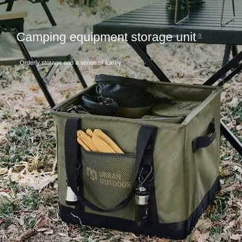Equipamento De Camping Saco De Armazenamento Ao Ar Livre, Kit De Diversos Saco De Aço Inoxidável Estrutura De Suporte De Armazenamento De Caixa De