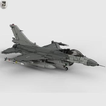 1801PCS MOC EUA F-16C Block 50 Leve Fighting Falcon Construção de Blocos de Montar DIY Modelo de Brinquedo Tijolo Crianças, Presentes de Aniversário