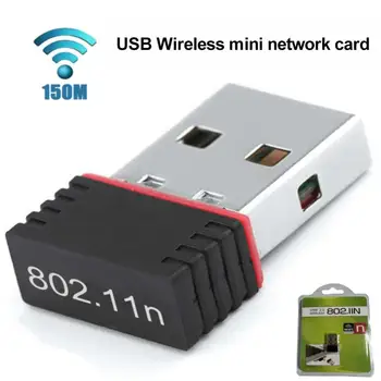 Mini Adaptador USB Wifi 802.11 n 150Mbps Antena Receptor sem Fio USB Dongle Placa de Rede Externa -Fi Para a área de Trabalho de Laptop